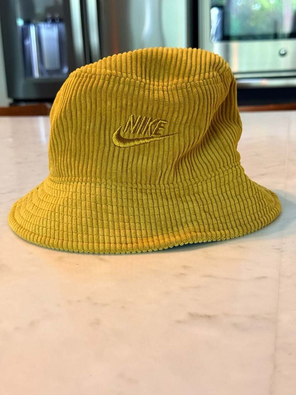 Nike Apex Corduroy Bucket Hat Gold